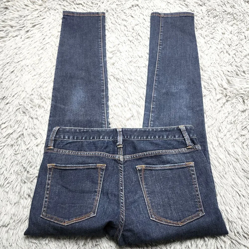 Banana Republic Jeans Womens 26P Dark Wash Skinny Stretch Denim Classic Fit‎